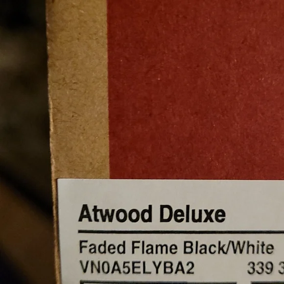 New Vans Atwood Faded Flame Deluxe sizes 8.5,11,11.5 and 12 - Picture 6 of 6